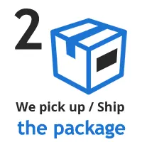 Pickup or ship your device
